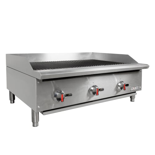 MoTak MBR36 36" Gas Charbroiler w/ Cast Iron Grates - Convertible