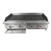 MoTak MBR48 48" Gas Charbroiler w/ Cast Iron Grates - Convertible