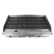 MoTak MBR48 48" Gas Charbroiler w/ Cast Iron Grates - Convertible