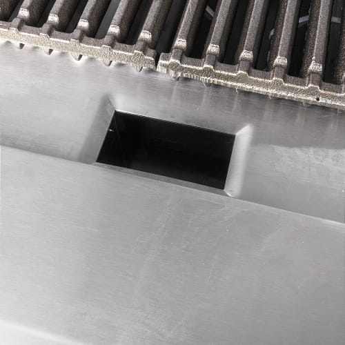 MoTak MBR48 48" Gas Charbroiler w/ Cast Iron Grates - Convertible