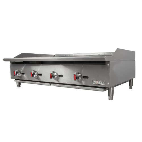 MoTak MBR48 48" Gas Charbroiler w/ Cast Iron Grates - Convertible