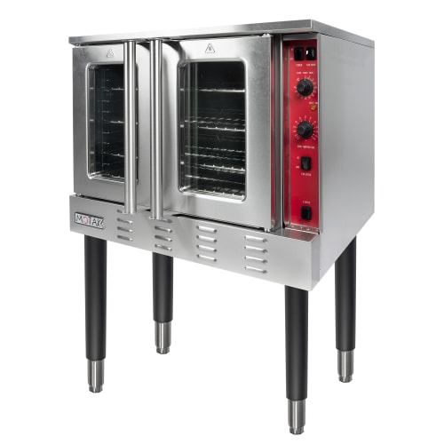 MoTak MCO-1-SGL Single Full Size Convertible Gas Convection Oven - 54,000 BTU