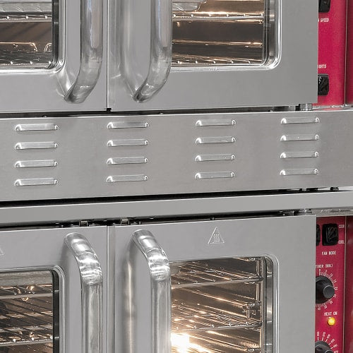 MoTak MCO-2-DBL Double Full Size Convertible Gas Convection Oven - 108,000 BTU
