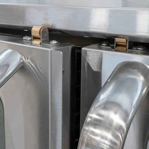 MoTak MDCO-2-DBL-N Bakery Depth Double Full Size Convertible Gas Convection Oven - 108,000 BTU