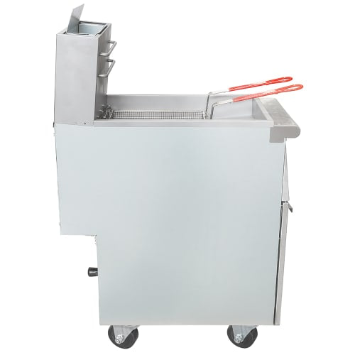 MoTak MGF3-N-C Gas Fryer - (1) 40 lb Vat, Floor Model, Natural Gas