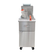 MoTak MGF4-N-C Gas Fryer - (1) 50 lb Vat, Floor Model, Natural Gas