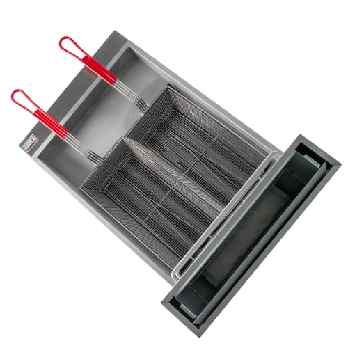 MoTak MGF5-N-C Gas Fryer - (1) 70 lb Vat, Floor Model, Natural Gas