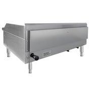 MoTak MGR36 36" Gas Griddle w/ Manual Controls - 3/4" Steel Plate, Convertible