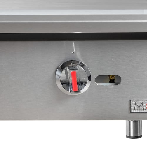MoTak MGR36 36" Gas Griddle w/ Manual Controls - 3/4" Steel Plate, Convertible