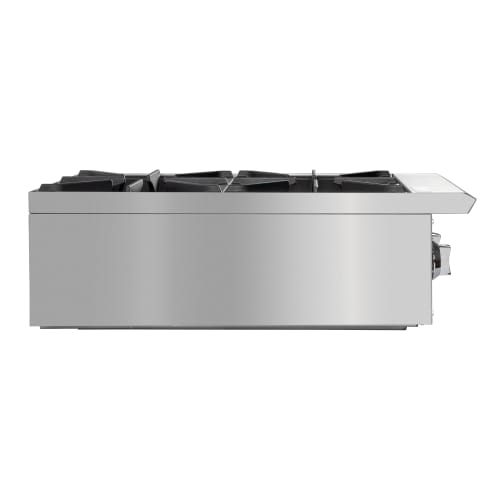 MoTak MHP12 12" Gas Hotplate w/ (2) Burners & Manual Controls, Convertible