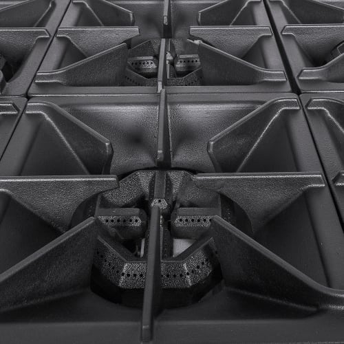 MoTak MHP36 36" Gas Hotplate w/ (6) Burners & Manual Controls, Convertible