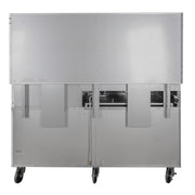 MoTak MR10-RGB24-N-C-S 60" 6 Burner Gas Range w/ Griddle/Broiler & (2) Standard Ovens, Convertible