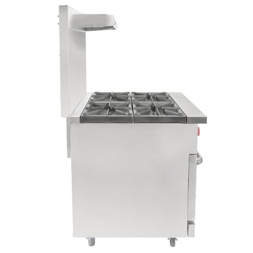 MoTak MR4-C-S-3 24" 4 Burner Gas Range - Standard Oven, Convertible