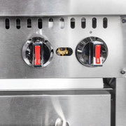 MoTak MR6-C-S 36" 6 Burner Gas Range - Standard Oven, Convertible