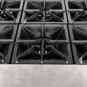 MoTak MR6-C-S 36" 6 Burner Gas Range - Standard Oven, Convertible