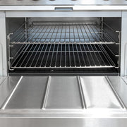 MoTak MR6-C-S 36" 6 Burner Gas Range - Standard Oven, Convertible