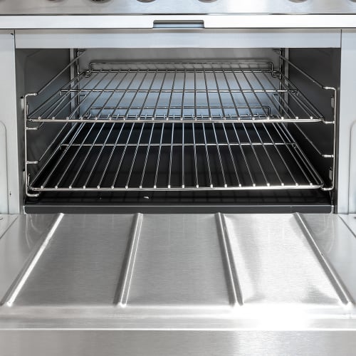 MoTak MR6-C-S 36" 6 Burner Gas Range - Standard Oven, Convertible