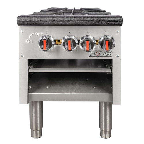 MoTak MSP2 2 Burner Stock Pot Range, Convertible