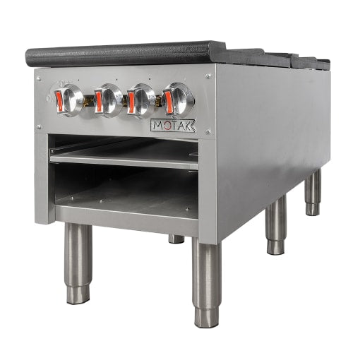 MoTak MSP2 2 Burner Stock Pot Range, Convertible