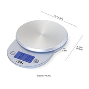 CDN 11 lb Digital Scale  - 6" x 8 1/8", Red (SD1104-R)