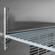 MoTak MBB-2D-60-X 58-7/8" Bar Refrigerator - 2 Swinging Solid Doors, Black, 115v