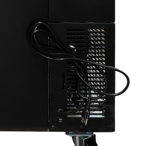 MoTak MBB-2D-60-G-X 58 7/8" Bar Refrigerator - 2 Swinging Glass Doors, Black, 115v