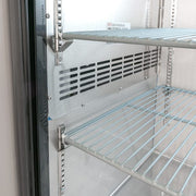 MoTak MBB-3D-90-X 90 3/8" Bar Refrigerator - 3 Swinging Solid Doors, Black, 115v