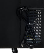 MoTak MBCBD-4-X 90 3/8" Kegerator Beer Dispenser w/ (3) Keg Capacity - (2) Column, Black, 115v