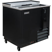 MoTak MBST-36-X 36" Forced Air Bottle Cooler - Holds (276) 12 oz Bottles, Lid Locks, 115v