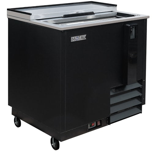 MoTak MBST-36-X 36" Forced Air Bottle Cooler - Holds (276) 12 oz Bottles, Lid Locks, 115v