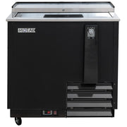 MoTak MBST-36-X 36" Forced Air Bottle Cooler - Holds (276) 12 oz Bottles, Lid Locks, 115v