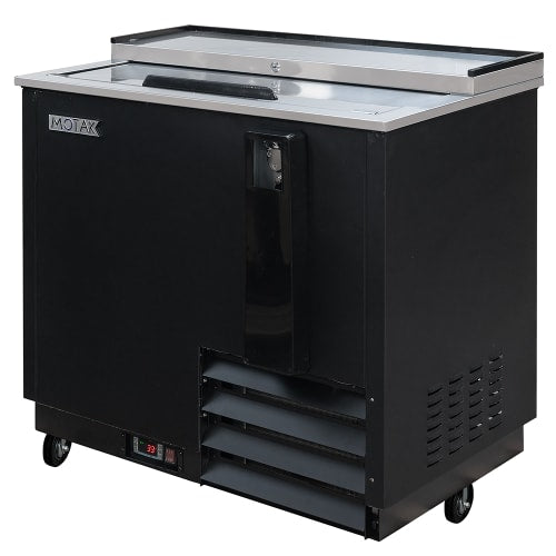 MoTak MBST-36-X 36" Forced Air Bottle Cooler - Holds (276) 12 oz Bottles, Lid Locks, 115v