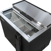 MoTak MBST-36-X 36" Forced Air Bottle Cooler - Holds (276) 12 oz Bottles, Lid Locks, 115v