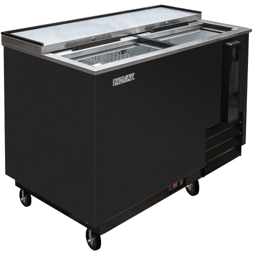 MoTak MBST-50-X 49 1/2" Forced Air Bottle Cooler - Holds (365) 12 oz Bottles, Lid Locks, 115v