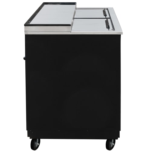 MoTak MBST-50-X 49 1/2" Forced Air Bottle Cooler - Holds (365) 12 oz Bottles, Lid Locks, 115v