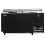 MoTak MBST-65-X 64 1/2" Forced Air Bottle Cooler - Holds (528) 12 oz Bottles, Lid Locks, 115v
