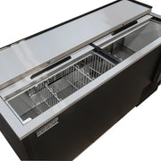 MoTak MBST-65-X 64 1/2" Forced Air Bottle Cooler - Holds (528) 12 oz Bottles, Lid Locks, 115v