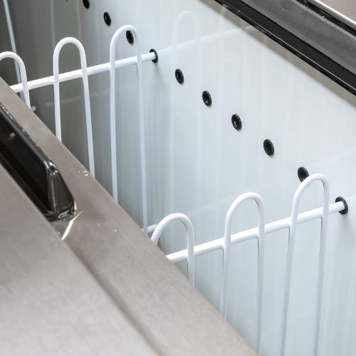 MoTak MBST-65-X 64 1/2" Forced Air Bottle Cooler - Holds (528) 12 oz Bottles, Lid Locks, 115v