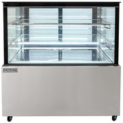 MoTak MCD47-2X 47 1/4" Full Service Bakery Case w/ Straight Glass - (3) Levels, 115v
