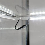 MoTak MCD47-2X 47 1/4" Full Service Bakery Case w/ Straight Glass - (3) Levels, 115v