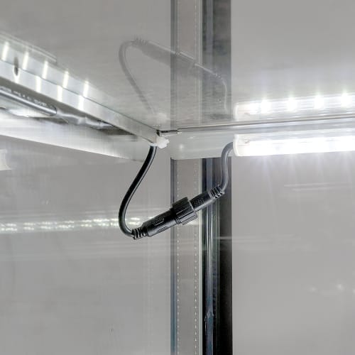 MoTak MCD47-2X 47 1/4" Full Service Bakery Case w/ Straight Glass - (3) Levels, 115v