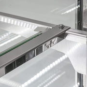 MoTak MCD47-2X 47 1/4" Full Service Bakery Case w/ Straight Glass - (3) Levels, 115v