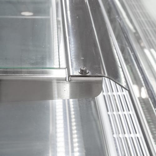 MoTak MCD47-2X 47 1/4" Full Service Bakery Case w/ Straight Glass - (3) Levels, 115v