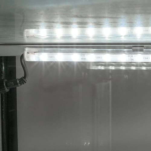 MoTak MCD47-2X 47 1/4" Full Service Bakery Case w/ Straight Glass - (3) Levels, 115v