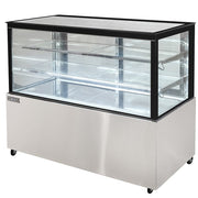 MoTak MCD59-2X 58 1/8" Full Service Bakery Case w/ Straight Glass - (3) Levels, 115v
