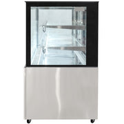 MoTak MCD59-2X 58 1/8" Full Service Bakery Case w/ Straight Glass - (3) Levels, 115v