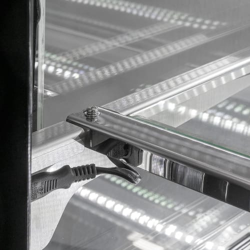 MoTak MCD59-2X 58 1/8" Full Service Bakery Case w/ Straight Glass - (3) Levels, 115v