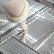 MoTak MCD59-2X 58 1/8" Full Service Bakery Case w/ Straight Glass - (3) Levels, 115v