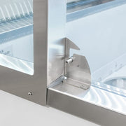 MoTak MDC26-X 67 3/4" Mobile Ice Cream Dipping Cabinet w/ 20 Tub Capacity - White, 115v