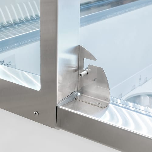 MoTak MDC26-X 67 3/4" Mobile Ice Cream Dipping Cabinet w/ 20 Tub Capacity - White, 115v